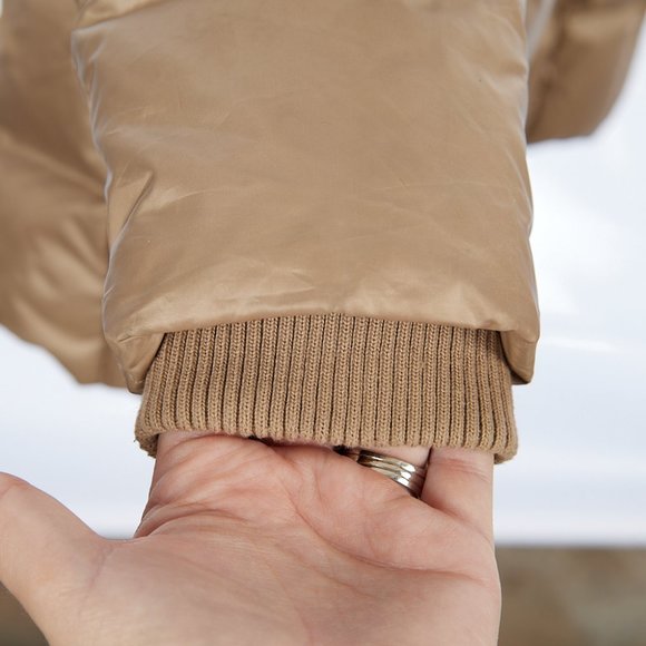 Atelier Noir by Rudsak GDown Puffy Coat in Champagne Women's Medium - Picture 6 of 13